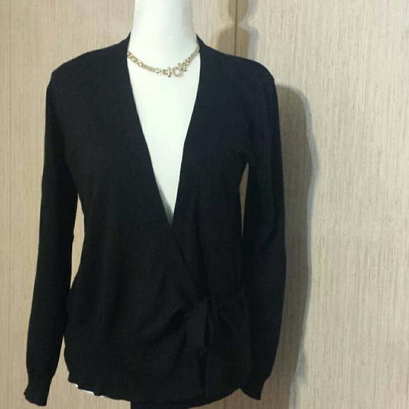 Brooks Brothers Sweaters - Brooks Brothers silk cashmere wrap cardigan sz L